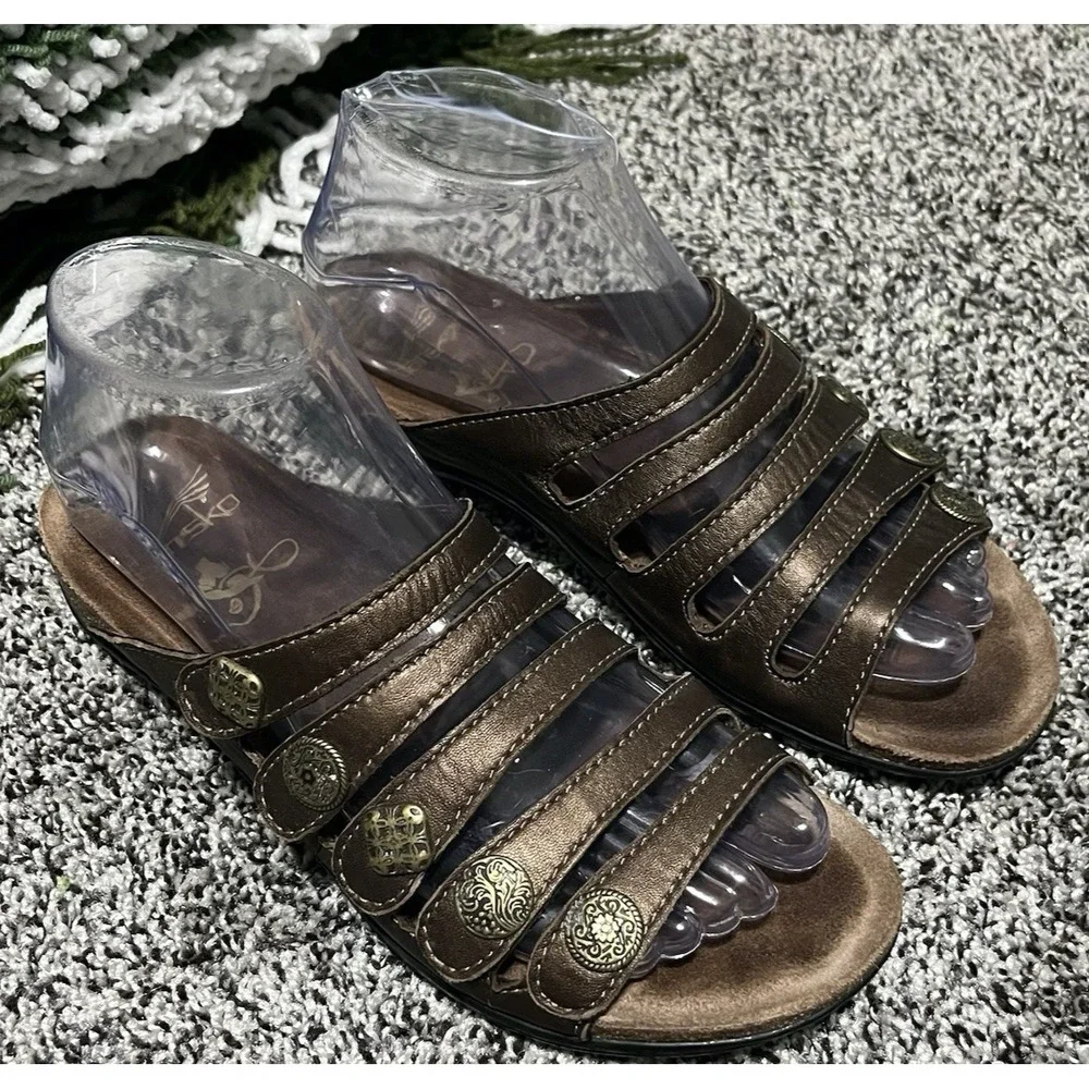 Dansko Women's 1501290200 Leather Sandals Size EU 37